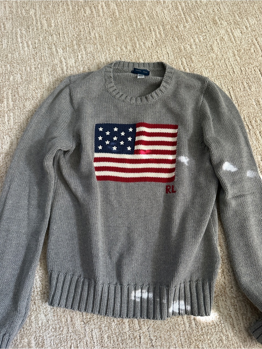 Ralph Lauren American Flag Sweater